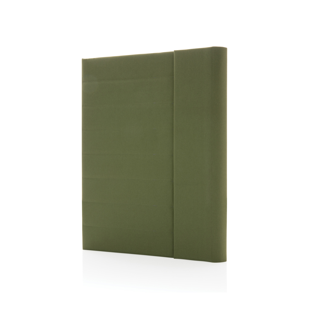 Impact Aware™ A4 portfolio met magnetische sluiting - met logo of onbedrukt bestellen - groen (± PMS 5753)