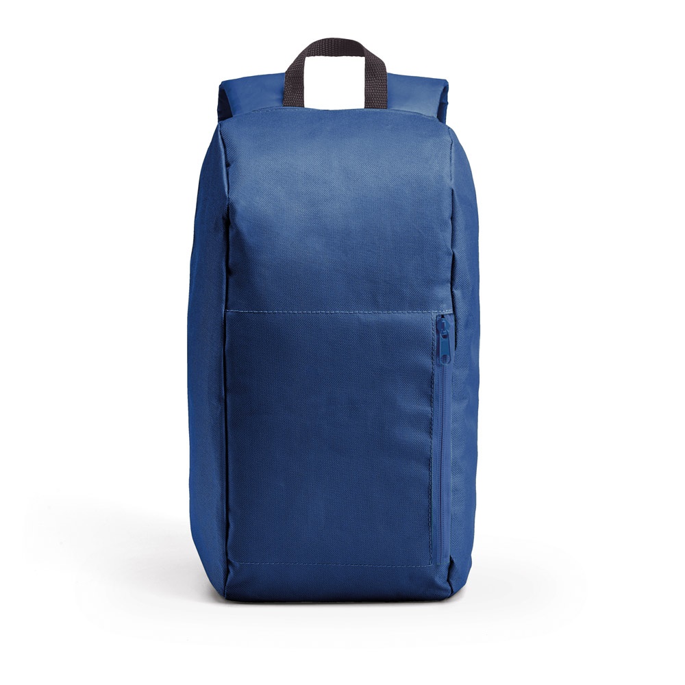 LUGANE. 600D polyester rugzak - met logo of onbedrukt bestellen - blauw