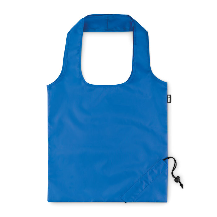 FOLDPET - Opvouwbare RPET tas - met logo of onbedrukt bestellen - Royal Blauw