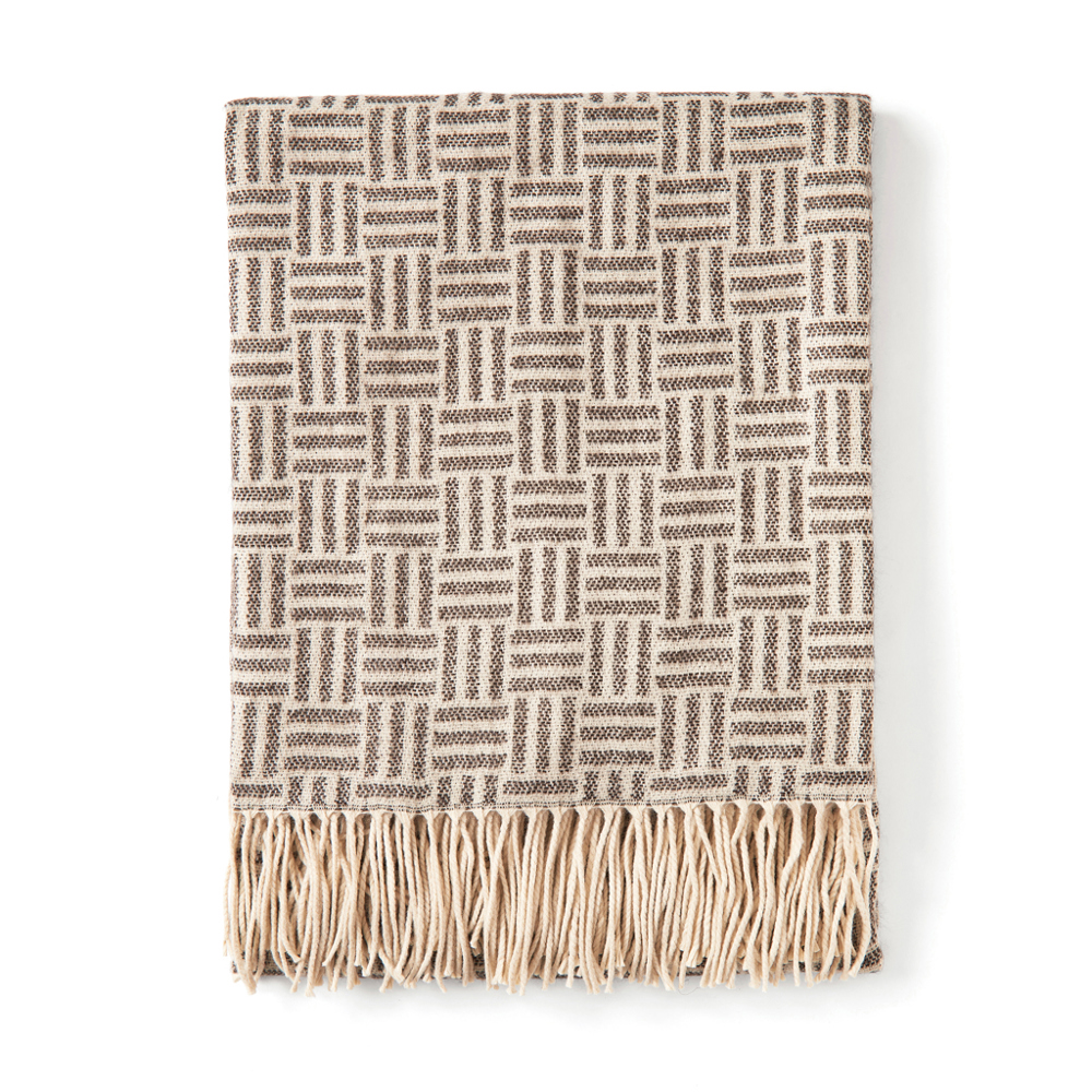 VINGA Lenox plaid - bedrukt of onbedrukt verkrijgbaar - zwart (± PMS 19-3901)