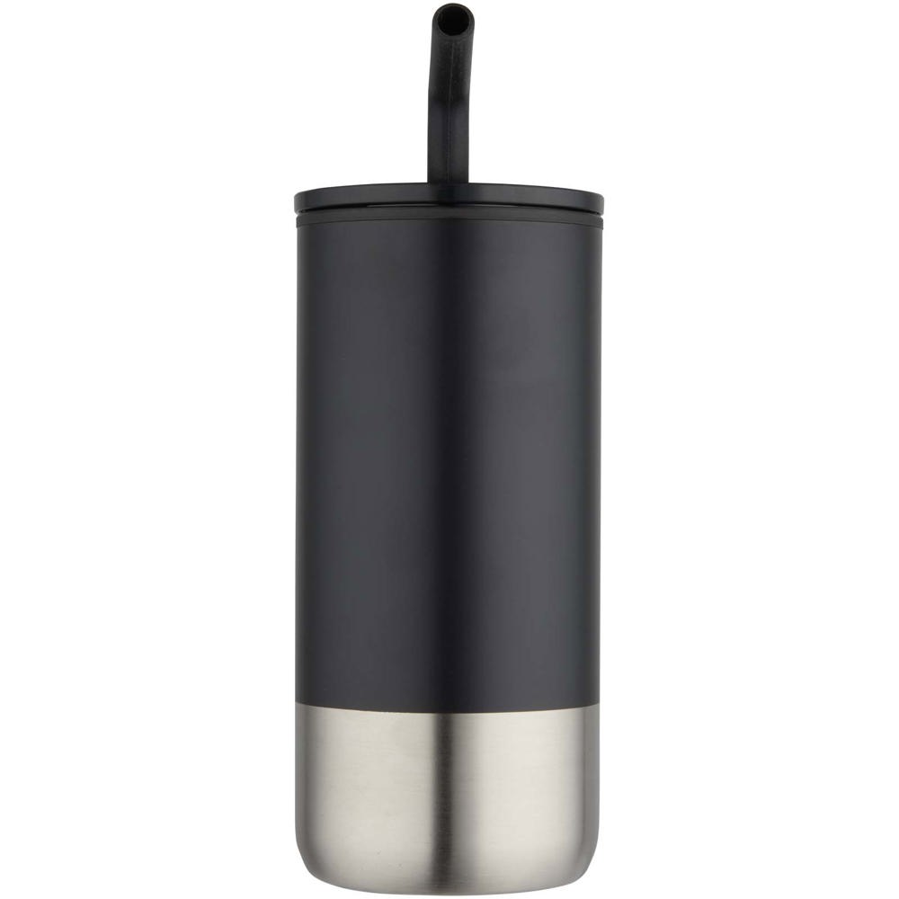 Grayson 480 ml RCS gerecycleerde geïsoleerde beker met rietje