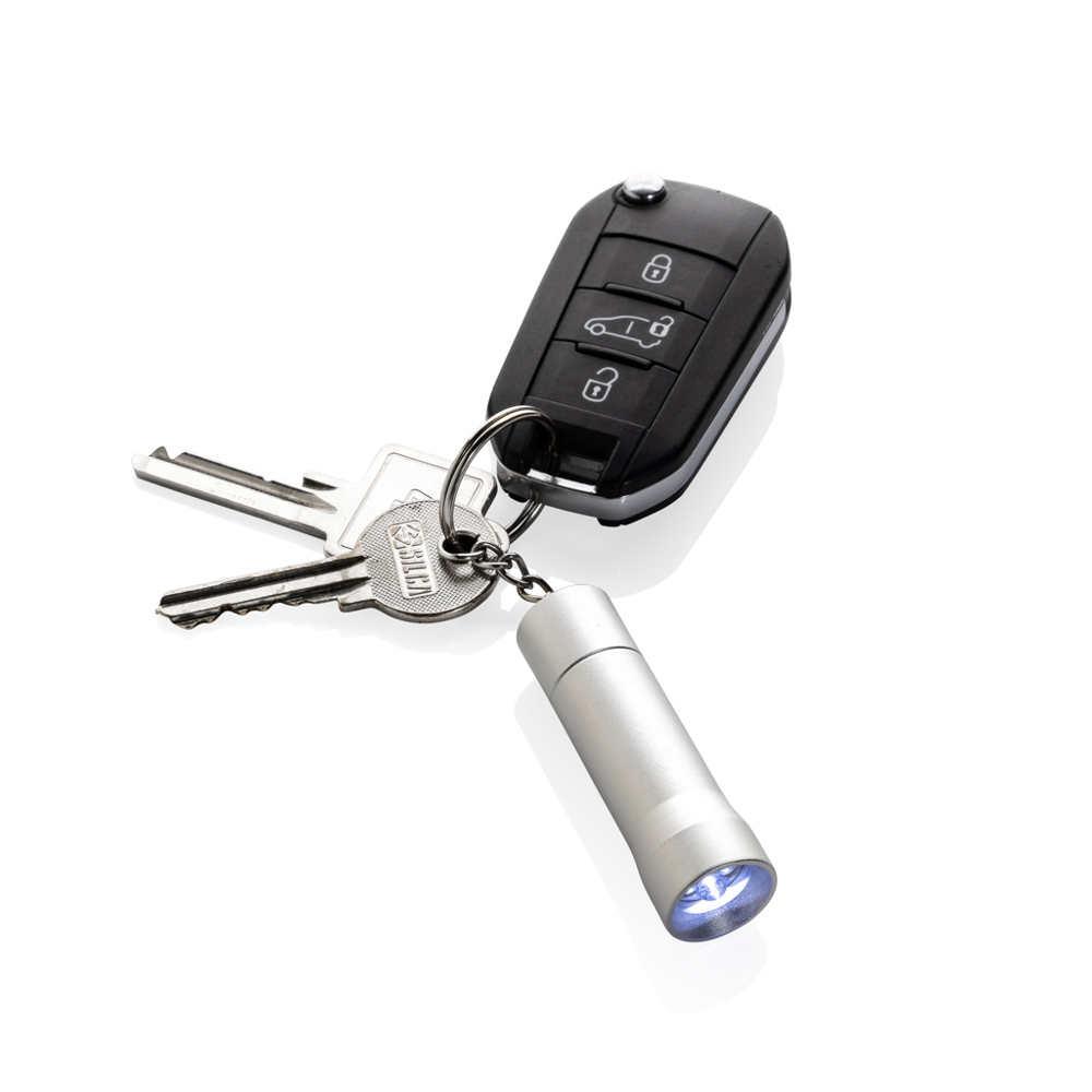 Flash RCS gerecycled aluminium sleutelhanger zaklamp