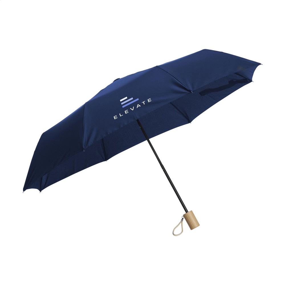 Mini Umbrella RCS RPET opvouwbare paraplu 21 inch - donkerblauw (± PMS 295)