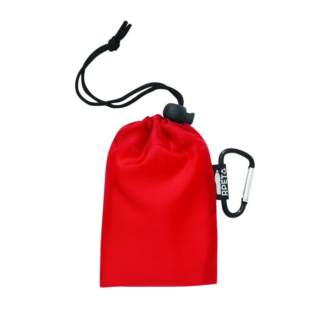 ECO SAFE - Regenponcho - kopen of bedrukken - Rood