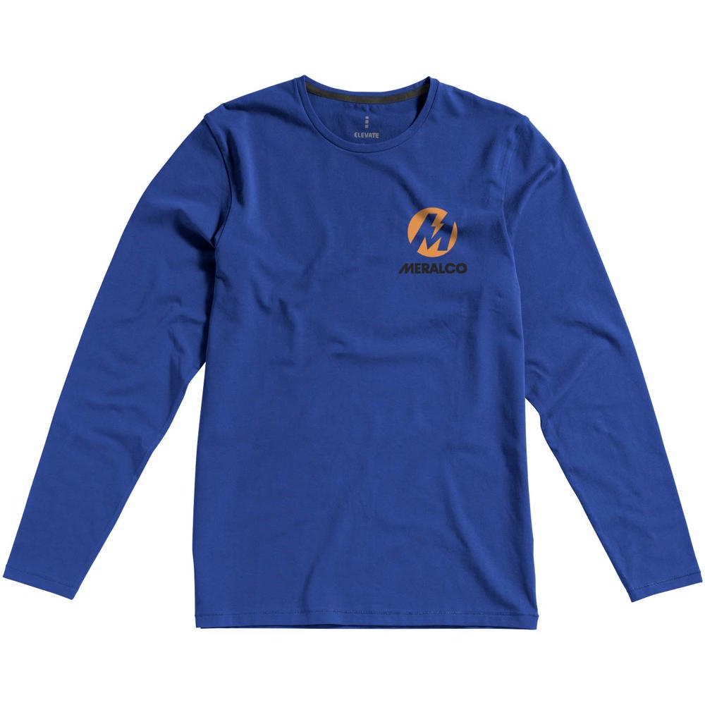 Ponoka biologisch heren t-shirt met lange mouwen