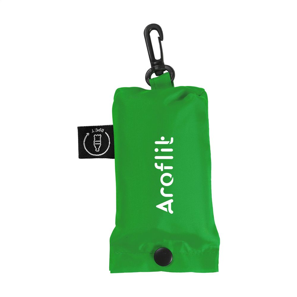 Shop Easy GRS RPET opvouwbare winkeltas - met logo of onbedrukt bestellen - Groen