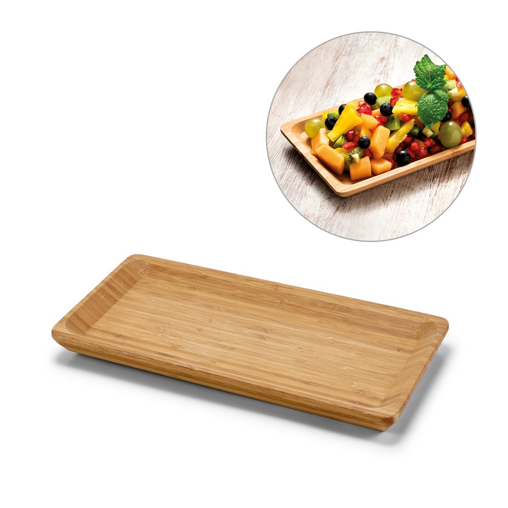 MUSTARD. bamboe dienblad - voor bedrijven en relatiegeschenken