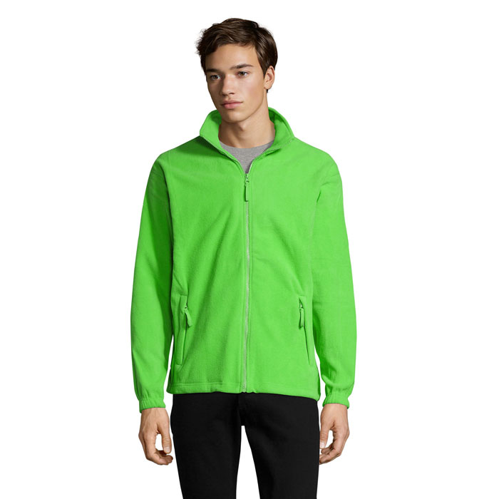 NORTH - NORTH Fleece jack met rits - kopen of bedrukken - Lime