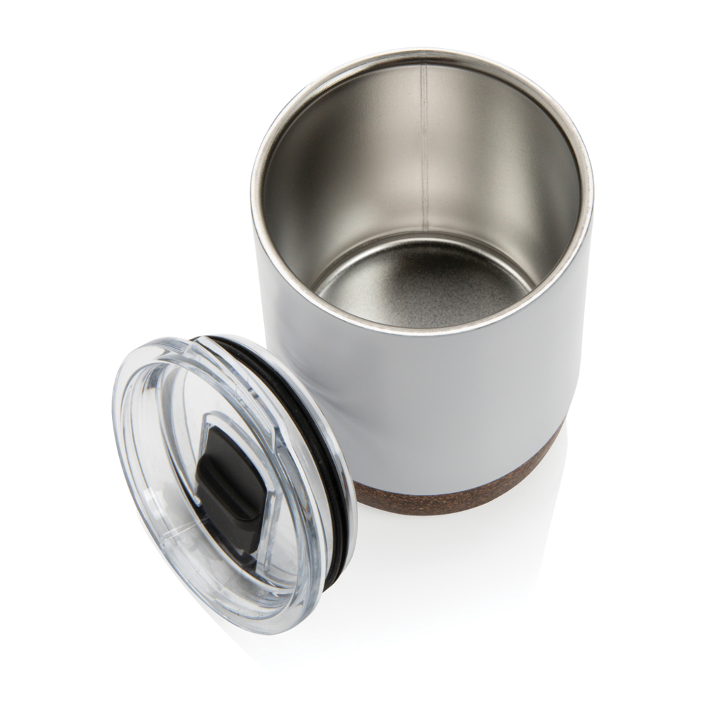 RCS gerecycled roestvrijstalen koffiebeker met kurk