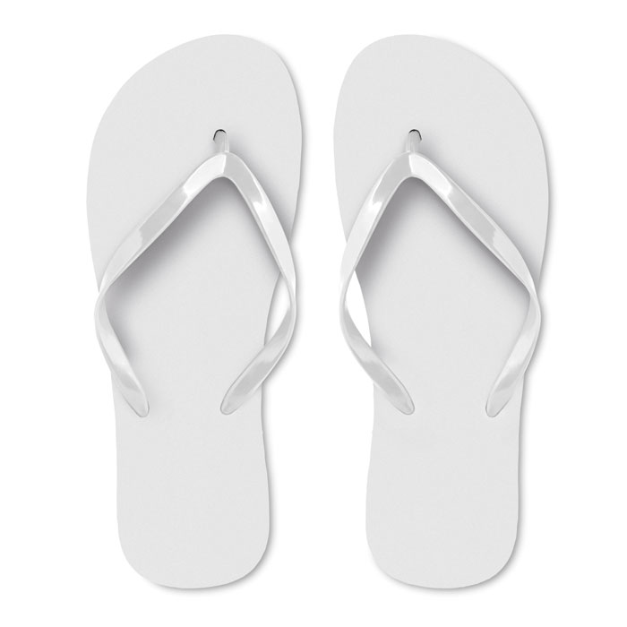 HONOLULU - PE slippers L - met logo of onbedrukt bestellen - Wit