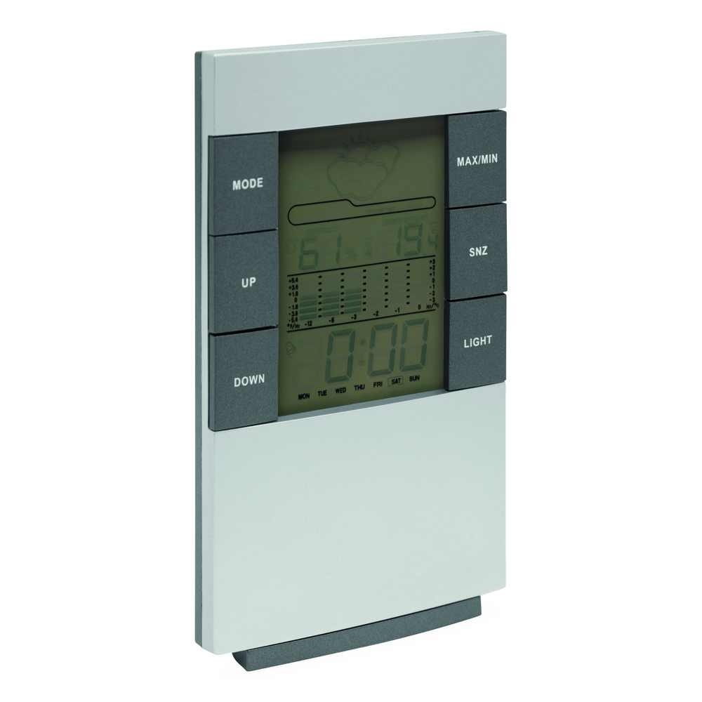 SUNNY TIMES - Weerstation met alarm - met logo of onbedrukt bestellen