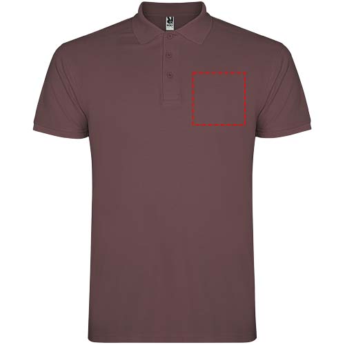 Star 200 g/m² herenpolo met korte mouwen