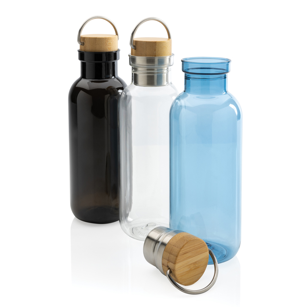 RCS recycled PET fles met bamboe deksel en handvat - kopen of bedrukken