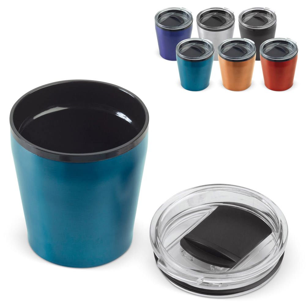 Koffiebeker metallic 180ml - kopen of bedrukken