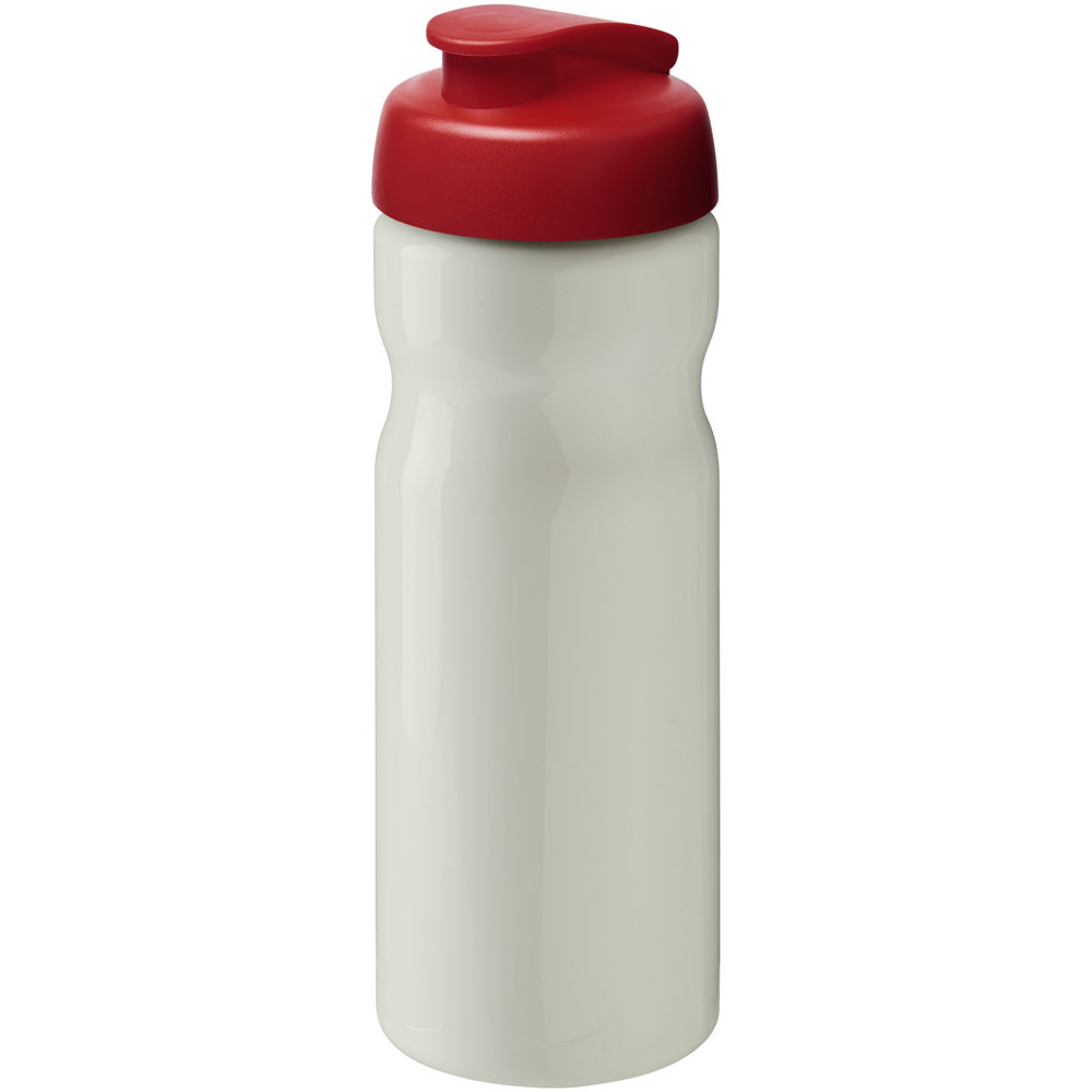 H2O Active® Eco Base 650 ml sportfles met kanteldeksel - kopen of bedrukken - Ivoorwit, Rood