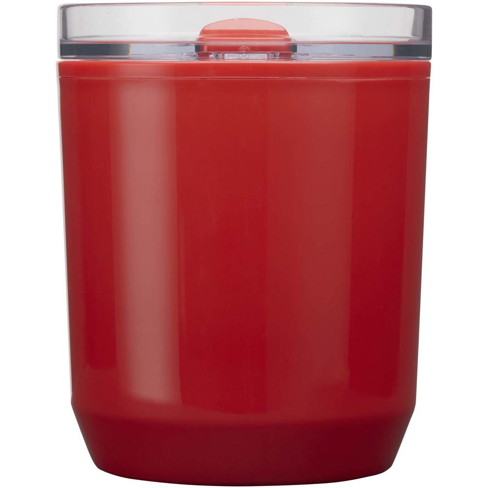 Hudson 180 ml dubbelwandige beker van gerecycled plastic