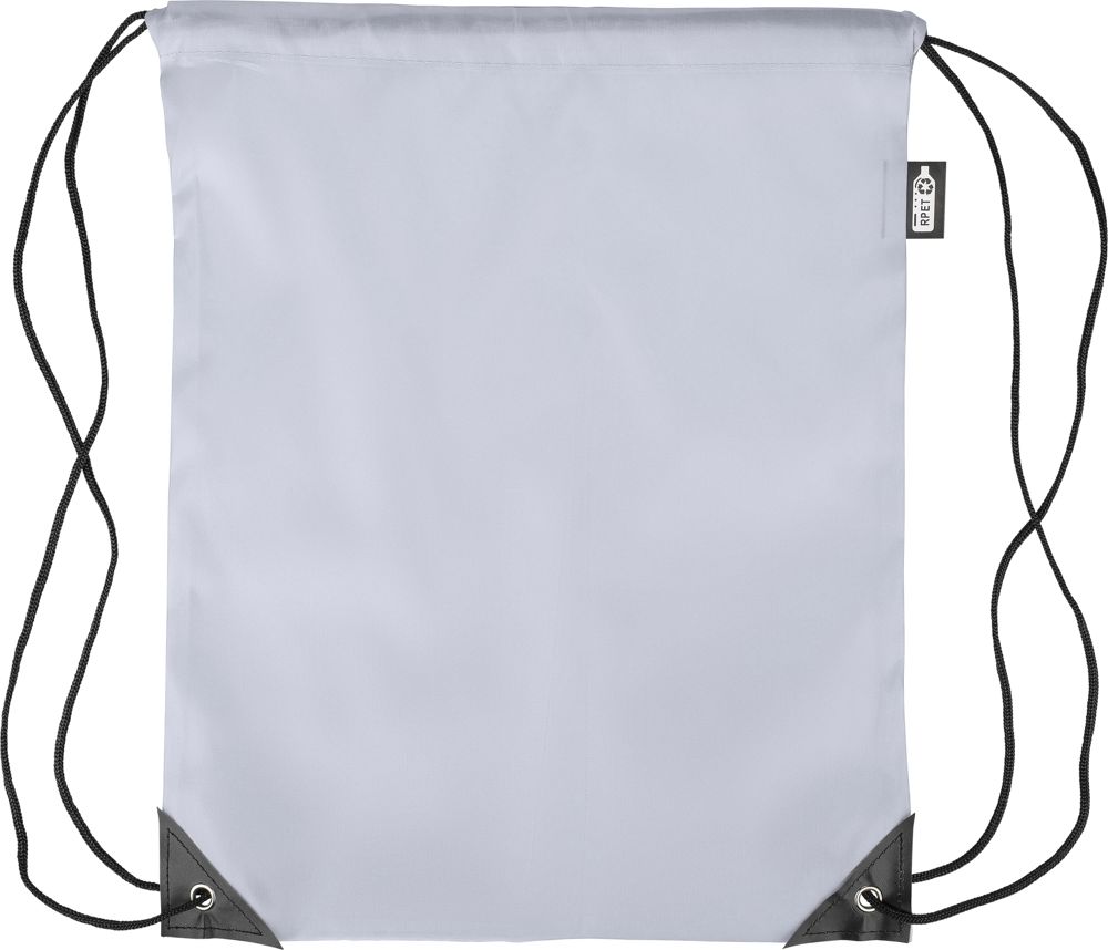Gerecyclede rPET polyester (210D) trekkoord rugtas Enrique - kopen of bedrukken - grijs