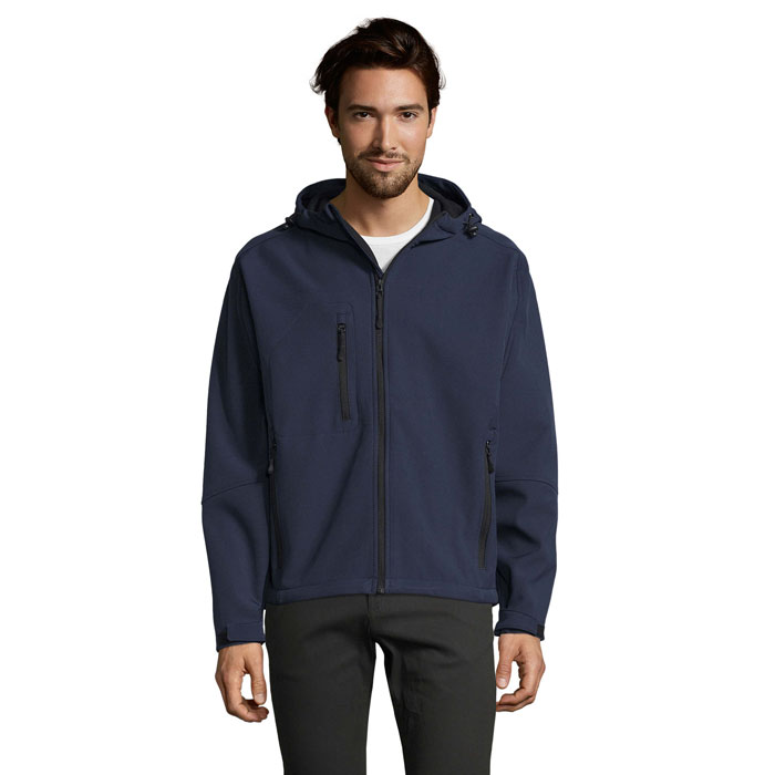 REPLAY MEN - REPLAY HEREN SOFTSHELL - met logo of onbedrukt bestellen - Franse Marine
