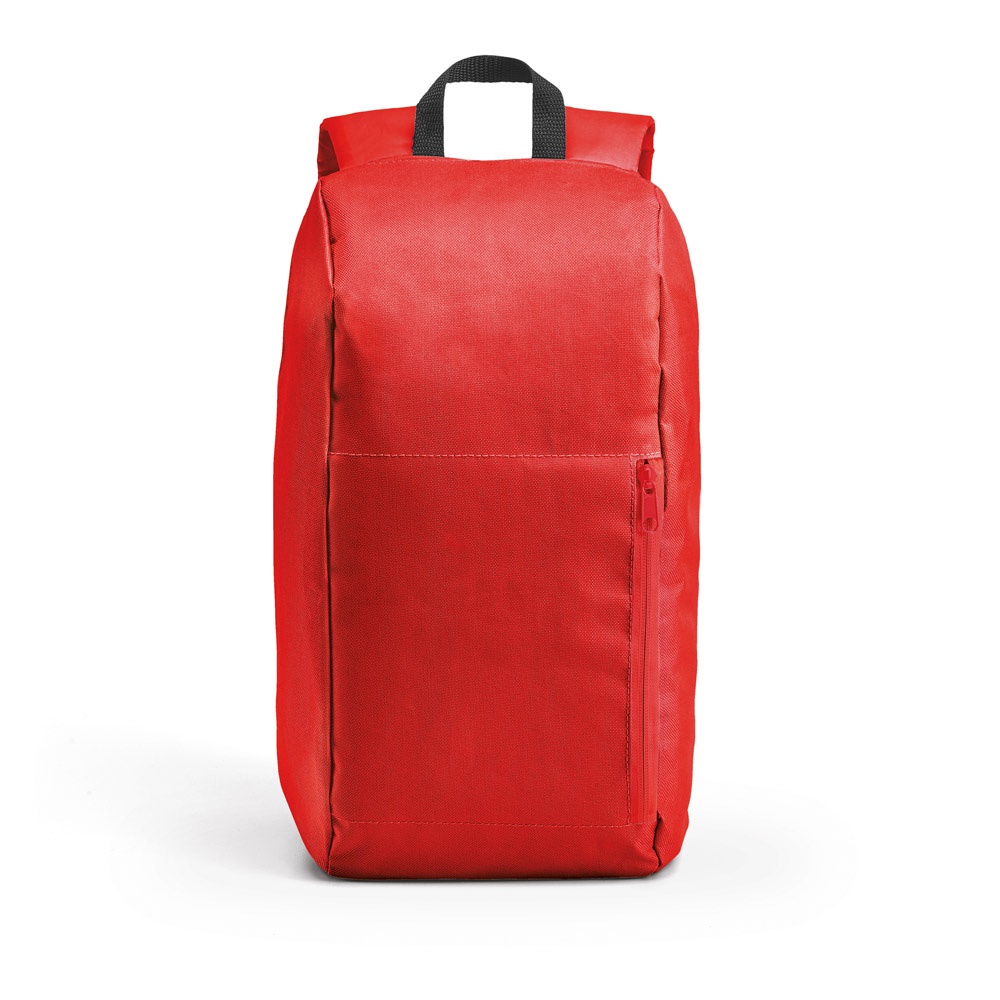 LUGANE. 600D polyester rugzak - met logo of onbedrukt bestellen - rood