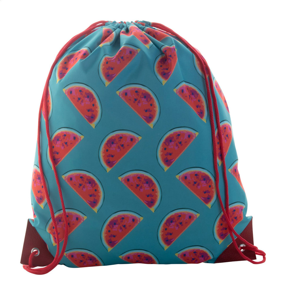 CreaDraw Plus - custom made tas met trekkoordsluiting - kopen of bedrukken - rood/wit