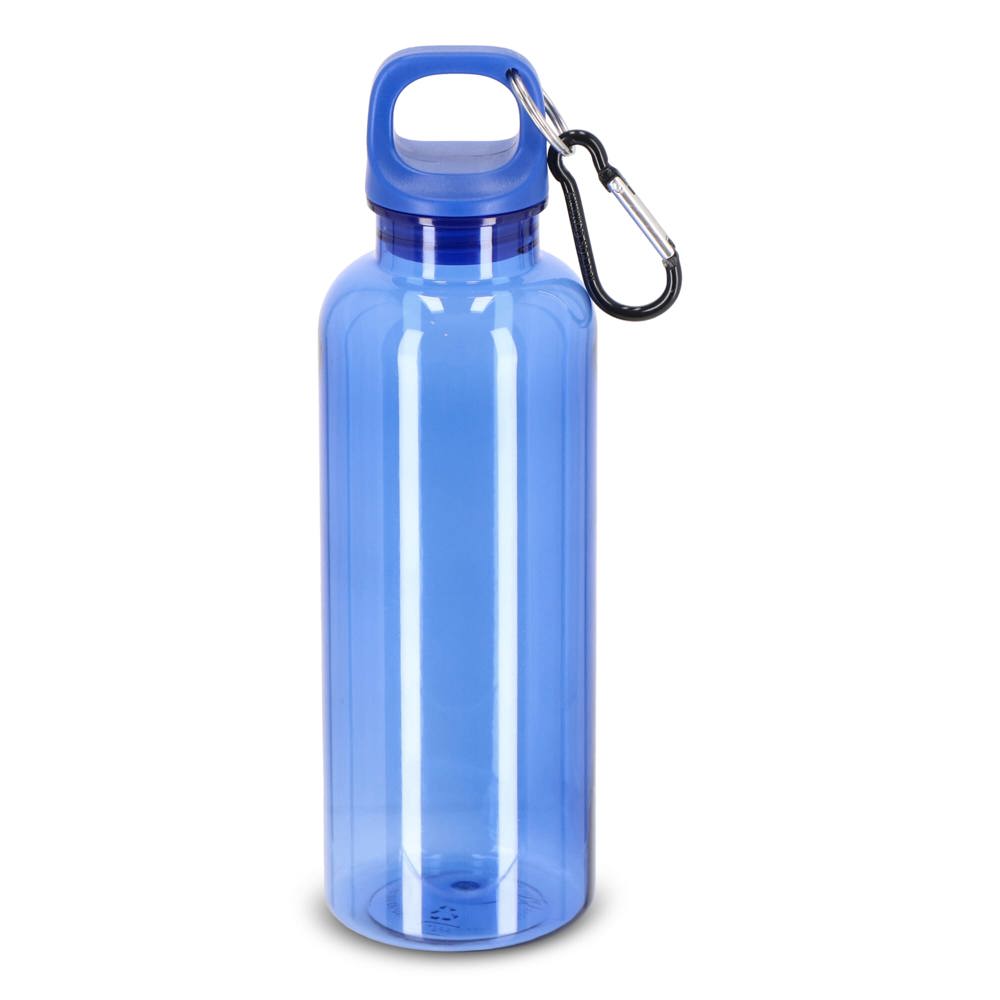Noa waterfles R-PET 500 ml Transparant - kopen of bedrukken - Transparant / Blauw