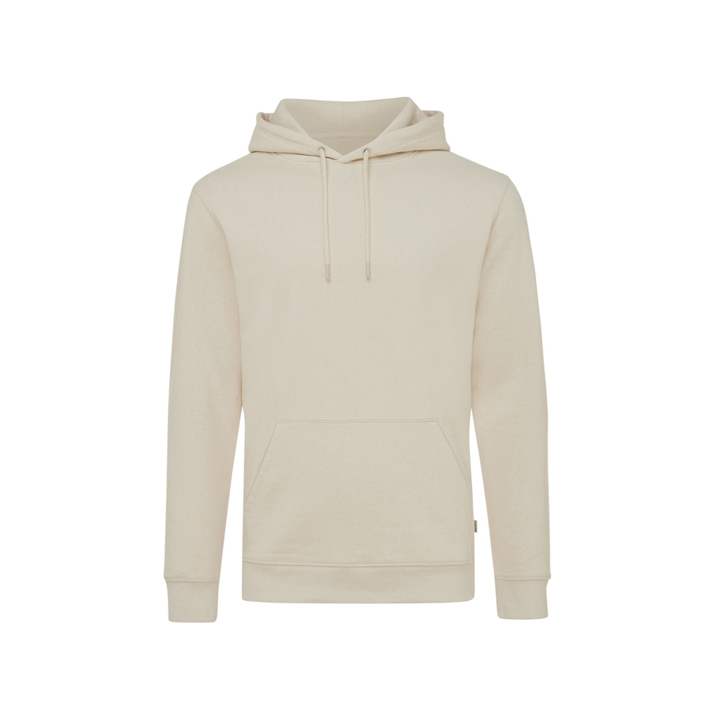 IQONIQ Torres gerecycled katoen hoodie ongeverfd - kopen of bedrukken - natural raw (± PMS natural raw undyed)