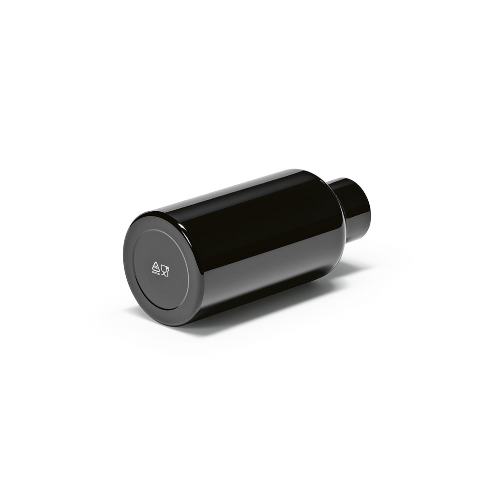 Yukon fles gerecycled aluminium 550 ml - Zwart