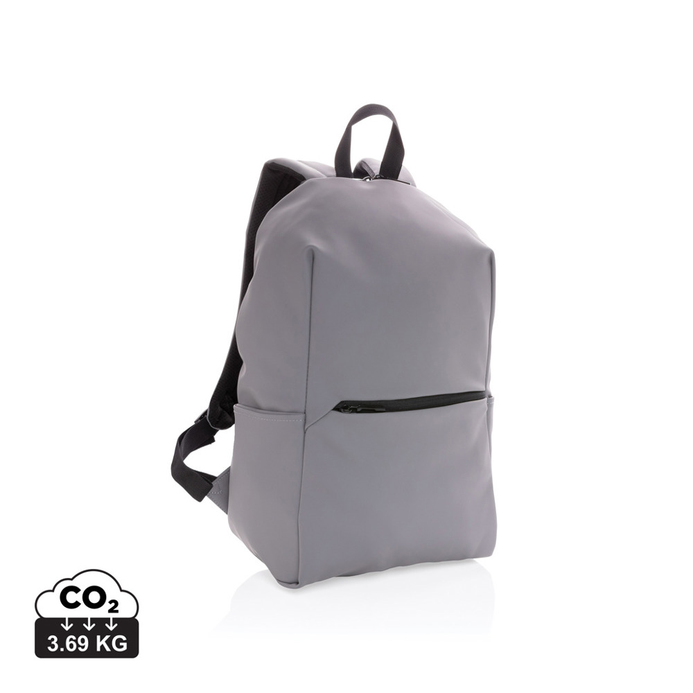 Smooth PU 15.6" laptop rugzak PVC-vrij