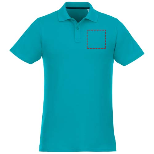 Helios 180 g/m² herenpolo met korte mouwen