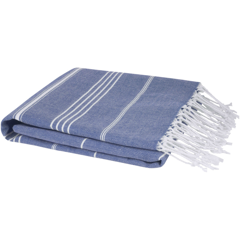 Anna hamamhanddoek van 150 g/m² katoen 100 x 180 cm - kopen of bedrukken - Marineblauw