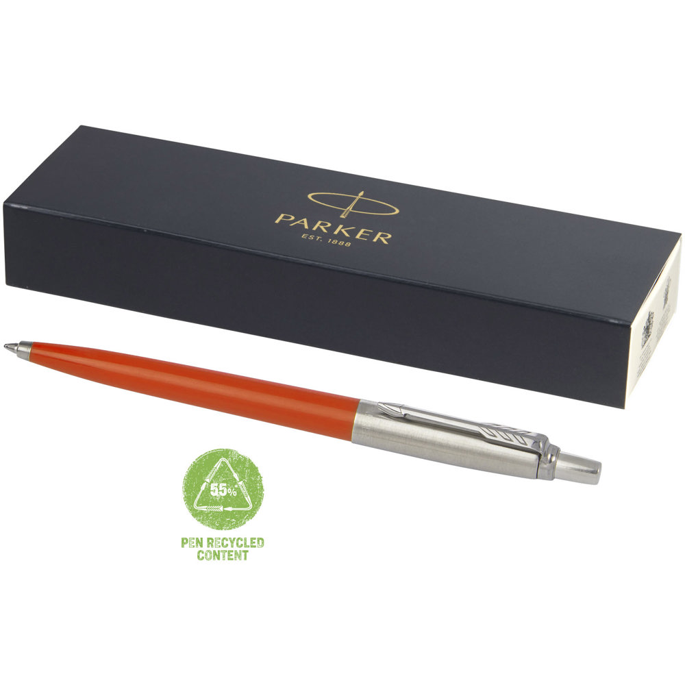 Parker Jotter gerecyclede balpen (zwarte inkt) - voor bedrijven en relatiegeschenken - Oranje