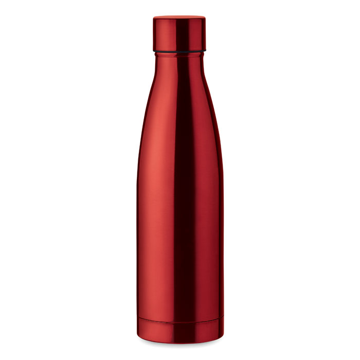 BELO BOTTLE - Dubbelwandige drinkfles 500 ml - voor bedrijven en relatiegeschenken - rood