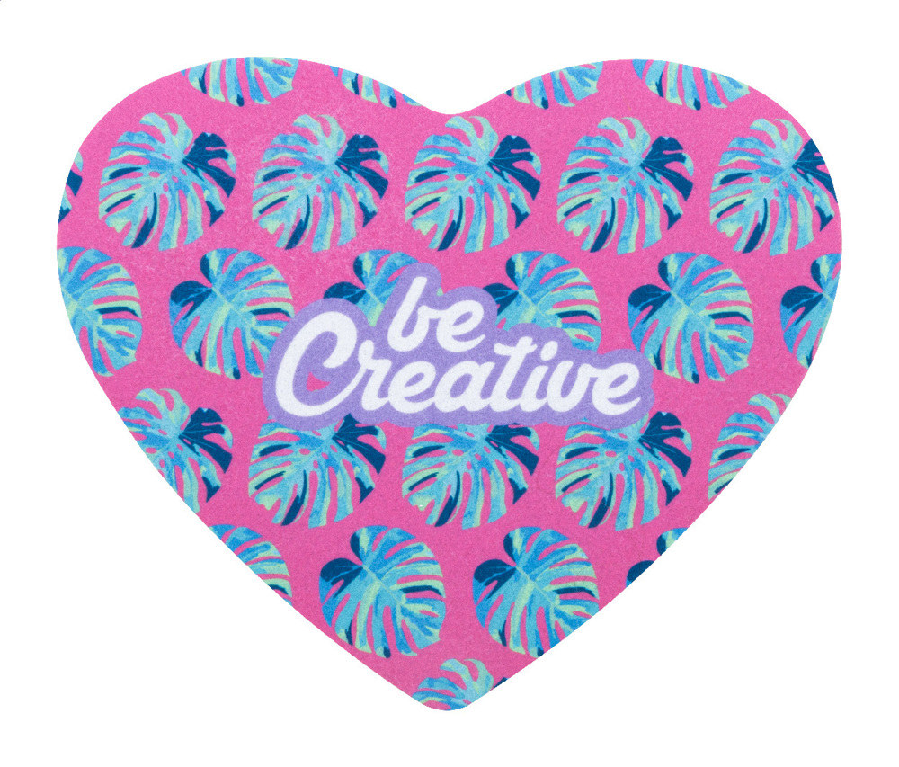 CreaFelt Cursor Love - RPET muismat - voor bedrijven en relatiegeschenken