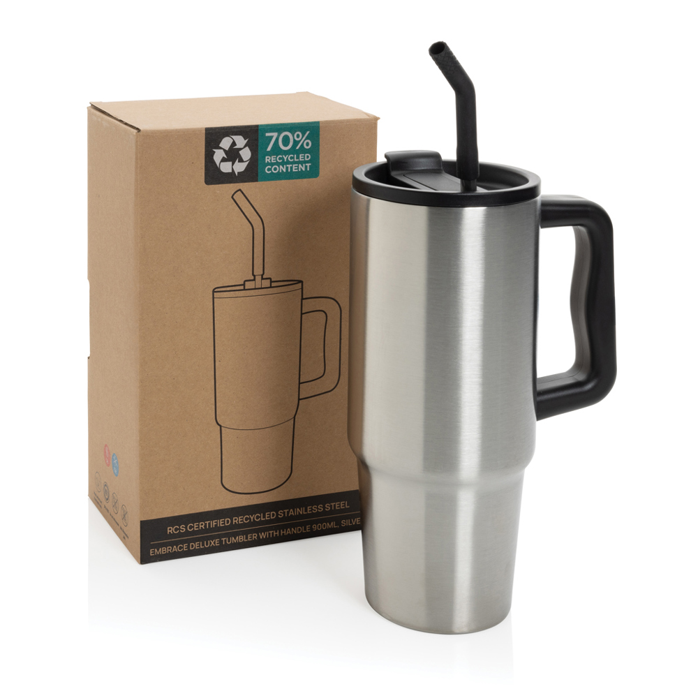 Embrace deluxe RCS recycled RVS drinkbeker 900ml