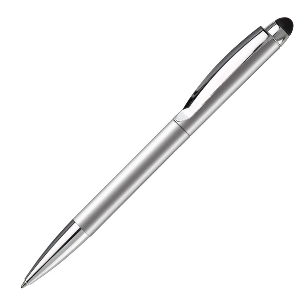 Balpen Modena stylus metaal - voor bedrijven en relatiegeschenken - Zilver