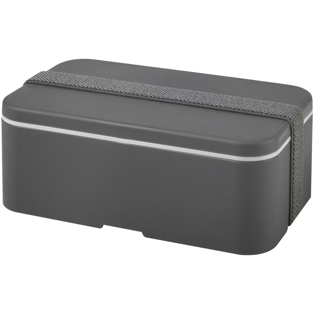 MIYO 700 ml enkellaagse lunchbox - met logo of onbedrukt bestellen - Grijs, Grijs
