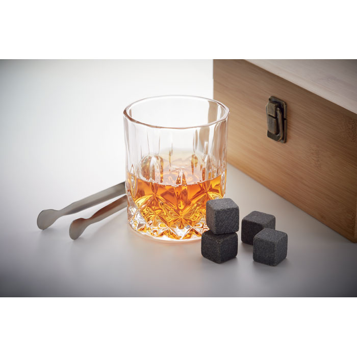 INVERNESS - Luxe whiskey set in bamboe box