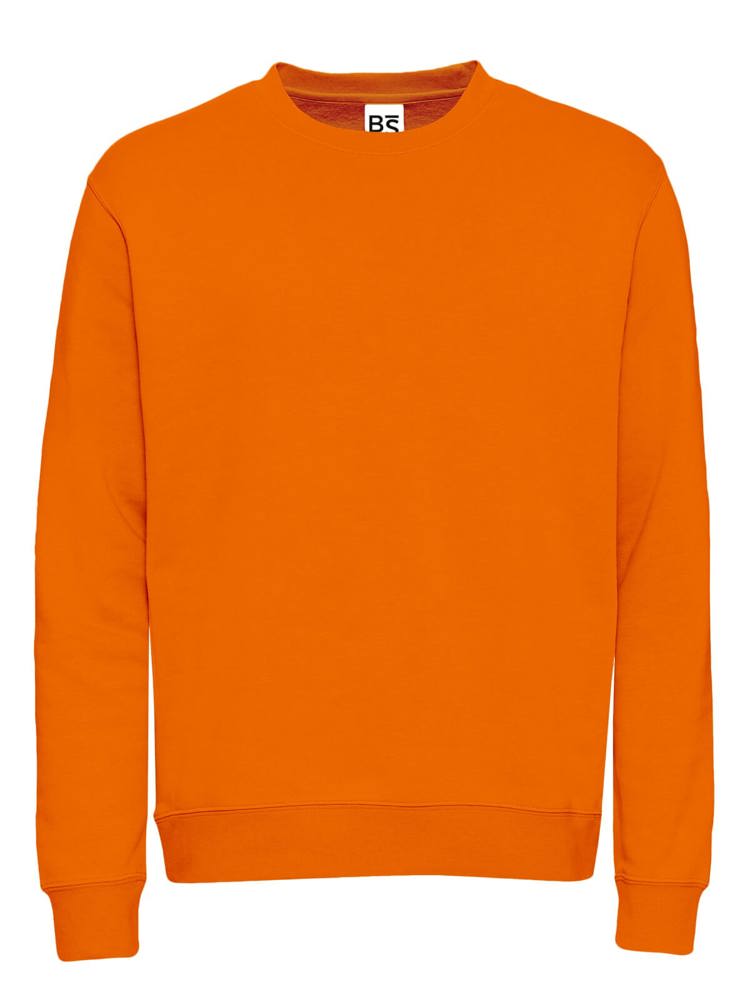 BS Atlas sweater, 280 gr/m² - met logo of onbedrukt bestellen - Oranje (PMS 1585C)