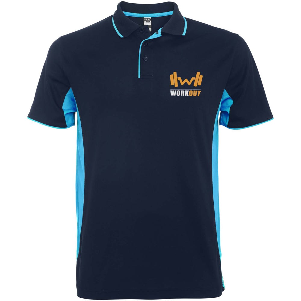 Montmelo 150 g/m² unisex sportpolo met korte mouwen