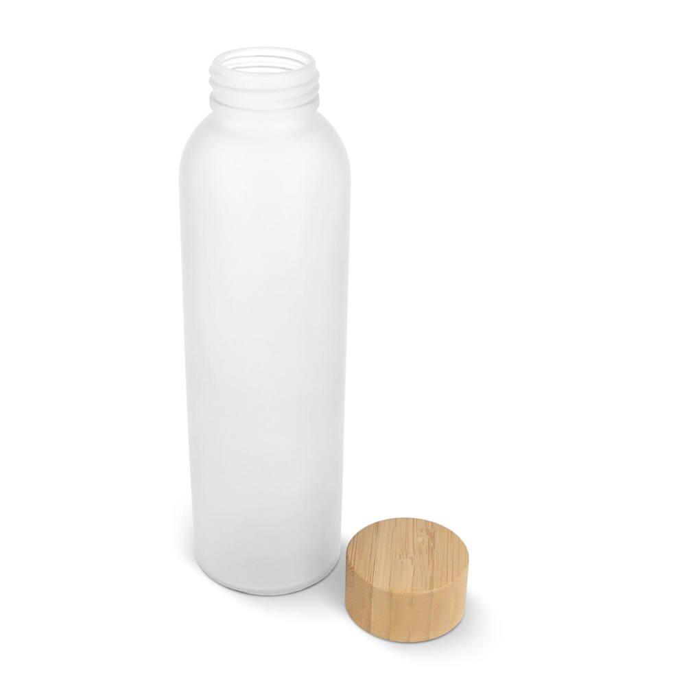Waterfles glas &amp; bamboe 500ml