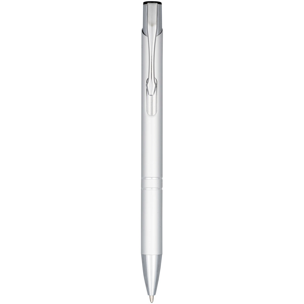 Moneta geanodiseerde aluminium balpen met klikmechanisme (zwarte inkt)