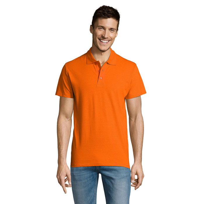 SUMMER II - SUMMER II HEREN Polo 170g - voor bedrijven en relatiegeschenken - oranje