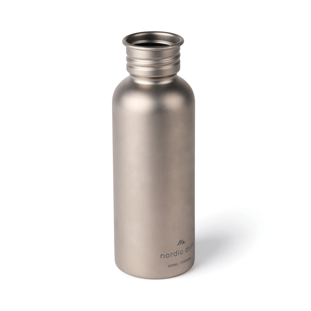Nordic Drift Trail Ultra Light Titanium 600ml Water fles