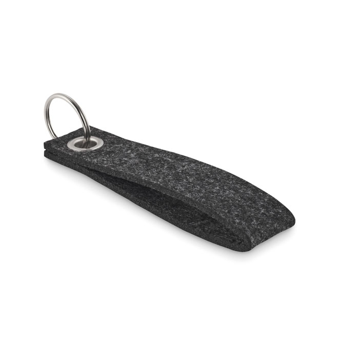 SUORA - RPET vilten sleutelhanger - kopen of bedrukken - Steengrijs