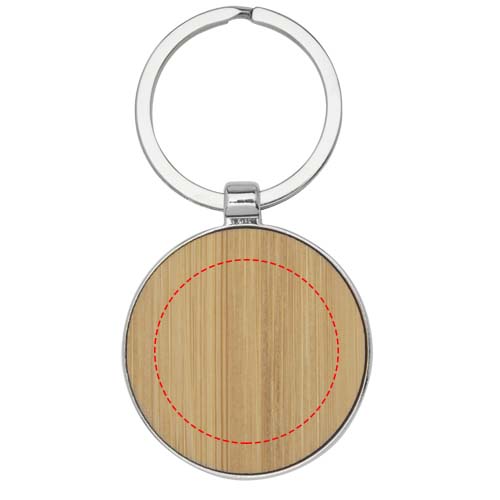 Nino bamboe ronde sleutelhanger