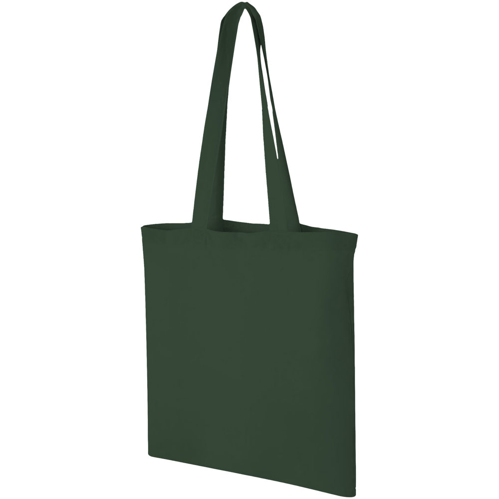 Carolina 100 g/m² katoenen draagtas 7L - voor bedrijven en relatiegeschenken - Bosgroen