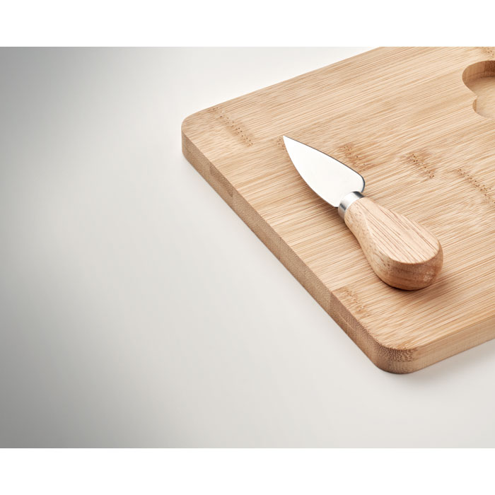 DARFIELD - Bamboe kaasplank met mes