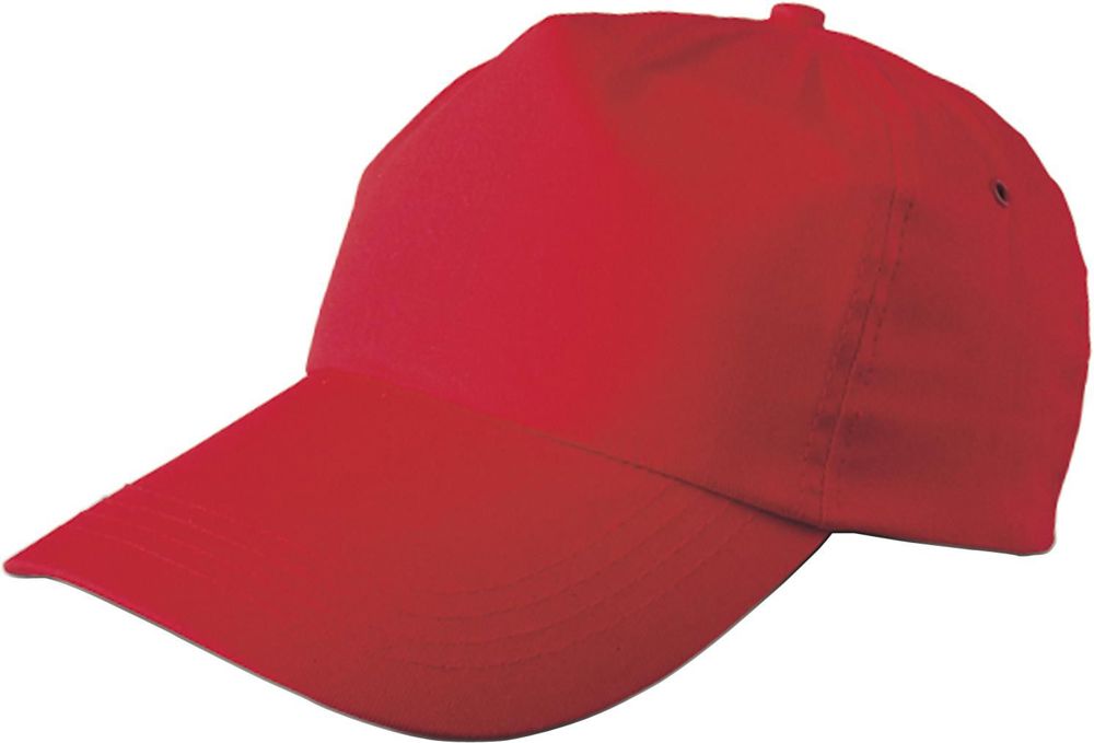 Katoenen twill pet Lisa - bedrukt of onbedrukt verkrijgbaar - Rood