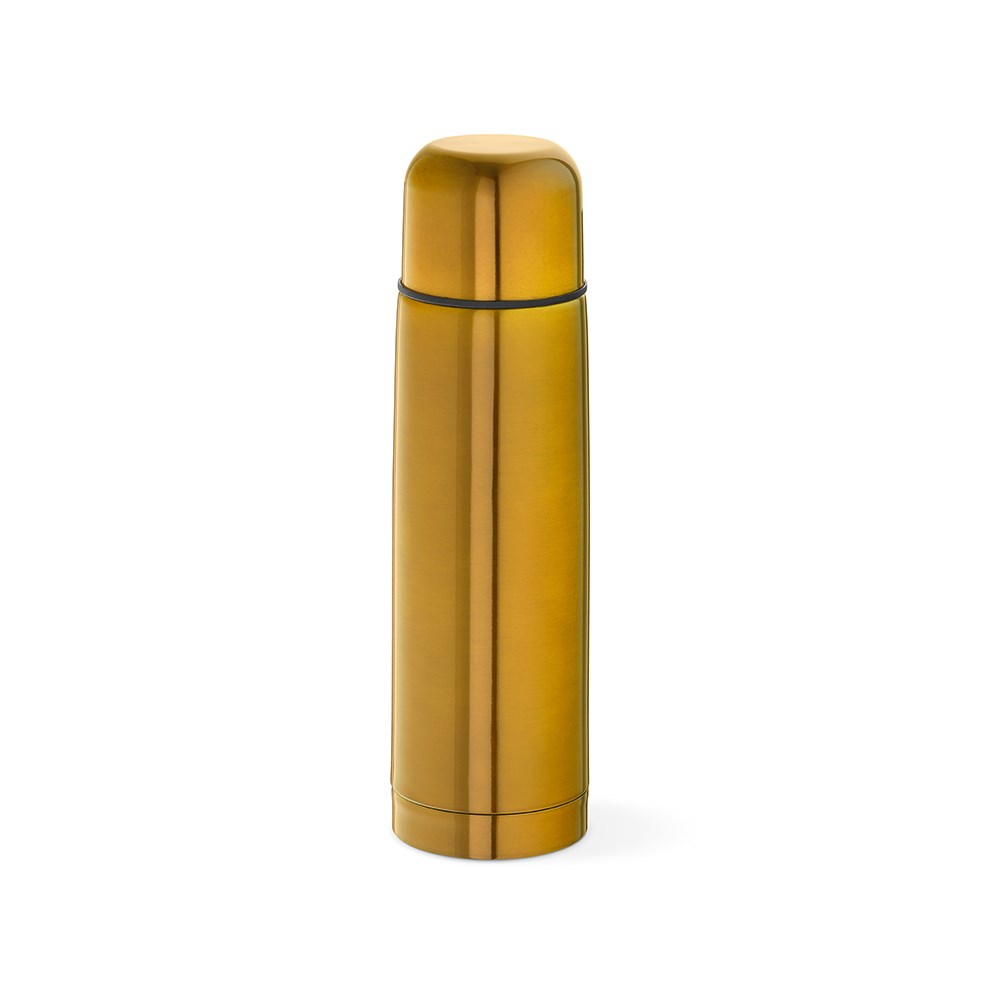 Donau thermos gerecycled roestvrij staal 500 ml - Donkergeel