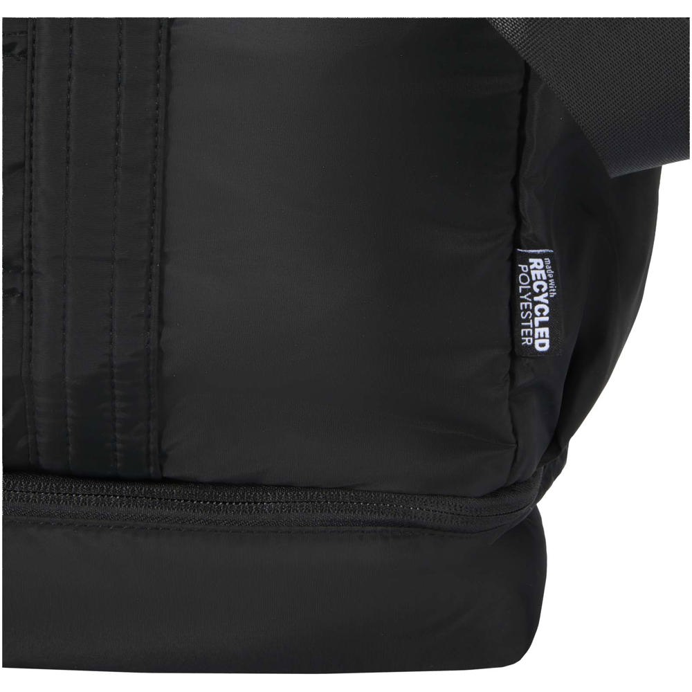 Puffer GRS gerecycleerde duffelbag met geïsoleerde bodem 30L